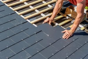 slate roof installation