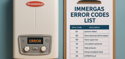 gas heater error codes Sydney